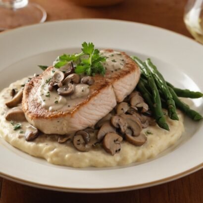 Escalope de veau à la crème