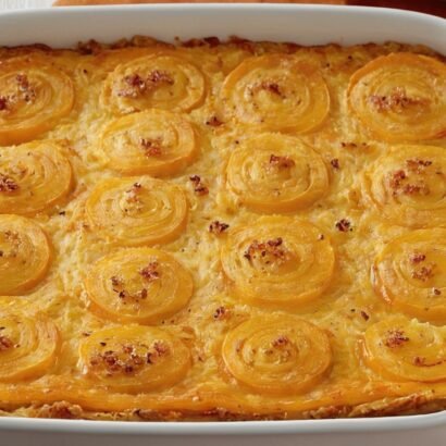 Gratin de butternut au four