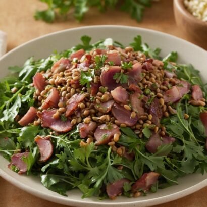 Salade de Lentilles aux Lardons